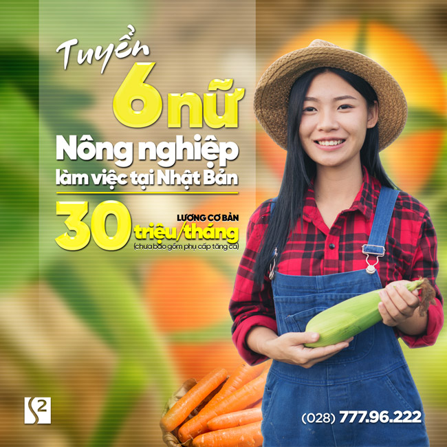 Xuất khẩu lao động Nhật Bản Esuhai - Tuyển dụng nông nghiệp